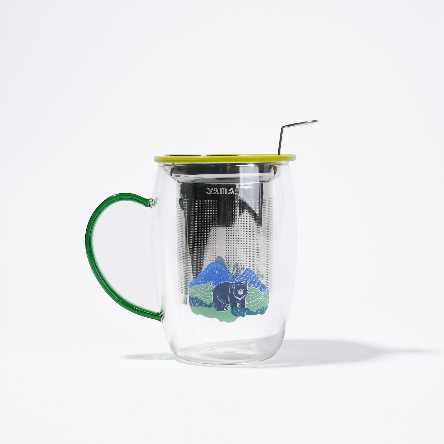 Glass Personal Tea server (tea infuser basket)